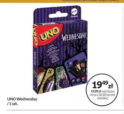 Empik Gra karciana UNO Wednesday Mattel oferta
