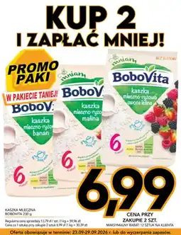 Kupiec Kaszka mleczno-ryżowa banan BoboVita oferta