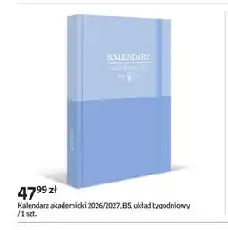 Empik Kalendarz akademicki 2026/2027 B5 układ tygodniowy oferta
