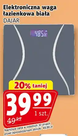 Prim Market Elektroniczna waga łazienkowa biała DAJAR oferta