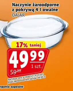 Prim Market Naczynie żaroodporne z pokrywą 4 l owalne DAJAR oferta