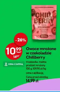 Żabka Owoce mrożone w czekoladzie Chillberry truskawka oferta