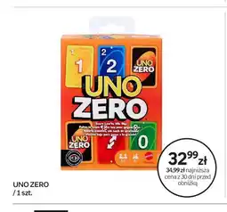 Empik Gra karciana UNO Zero Mattel Games oferta