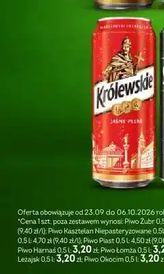 Żabka Piwo Królewskie oferta
