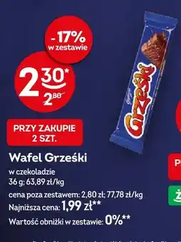 Żabka Wafel Grześki w czekoladzie oferta
