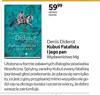 Książka Denis Diderot Kubuś Fatalista i jego pan