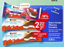 Żabka Baton Kinder Mleczna Kanapka klasyczna oferta