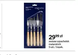 Empik Zestaw szpachelek malarskich 5 szt. Creadu oferta
