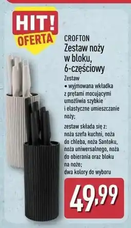 ALDI Zestaw noży Crofton oferta