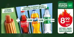 Żabka Zestaw hot dog + napój Coca-Cola, Fanta lub Sprite 0,5 l oferta
