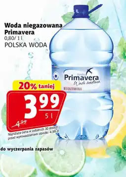 Prim Market Woda niegazowana Primavera oferta