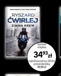 Empik Książka Zimna krew Ryszard Ćwirlej oferta