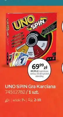 Empik Gra karciana UNO Spin oferta