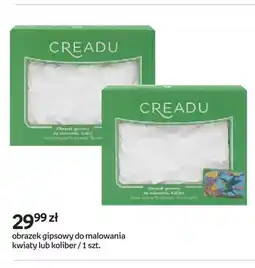 Empik Obrazek gipsowy do malowania kwiaty Creadu oferta