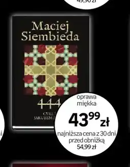 Empik Książka 444 Maciej Siembieda oprawa miękka oferta