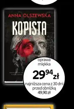 Empik Książka Kopista Anna Olszewska oprawa miękka oferta
