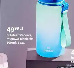 Empik Butelka tritanowa miętowo-niebieska 600 ml Rockle oferta