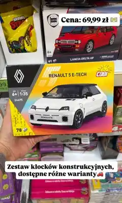 Dino Klocki konstrukcyjne Cobi Renault 5 E-Tech oferta