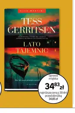 Empik Książka Tess Gerritsen Lato tajemnic oferta
