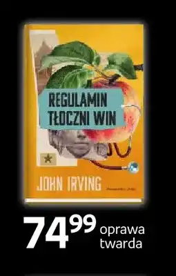 Empik Książka Regulamin tłoczni win John Irving oprawa twarda oferta