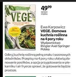 Empik Książka Ewa Karpowicz VEGE. Domowa kuchnia roślinna na 4 pory roku oferta
