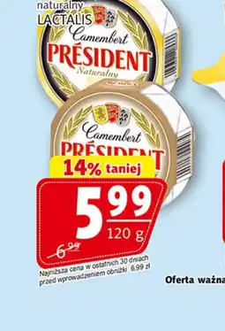 Prim Market Camembert PRÉSIDENT Naturalny oferta
