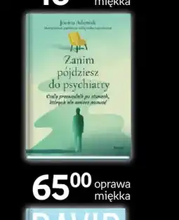 Empik Książka Zanim pójdziesz do psychiatry Joanna Adamiak oferta