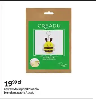 Zestaw do szydełkowania brelok pszczoła Creadu