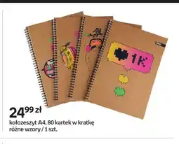 Empik Kołozeszyt A4 80 kartek w kratkę oferta