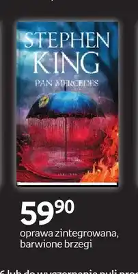 Empik Książka Pan Mercedes Stephen King oprawa zintegrowana barwione brzegi oferta