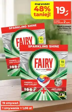 Dealz Kapsułki do zmywarki Fairy Platinum Plus oferta