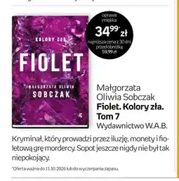 Empik Książka Małgorzata Oliwia Sobczak Fiolet. Kolory zła. Tom 7 Wydawnictwo W.A.B oferta