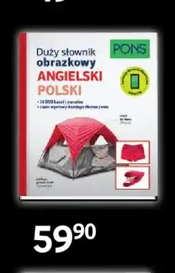 Empik Książka Duży słownik obrazkowy angielski polski PONS oferta