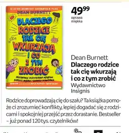 Empik Książka Dlaczego rodzice tak cię wkurzają i co z tym zrobić Dean Burnett oferta