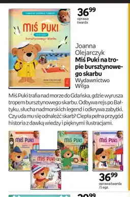 Empik Książka Joanna Olejarczyk Miś Puki na tropie bursztynowego skarbu Wydawnictwo Wilga oferta