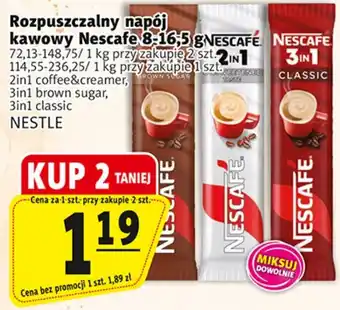 Prim Market Rozpuszczalny napój kawowy Nescafe oferta
