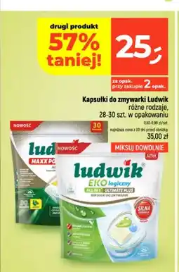 Dealz Kapsułki do zmywarki Ludwik Ekologiczny All in 1 Ultimate Plus oferta