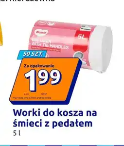 Action Worki do kosza na śmieci z pedałem 5 l Dumil oferta