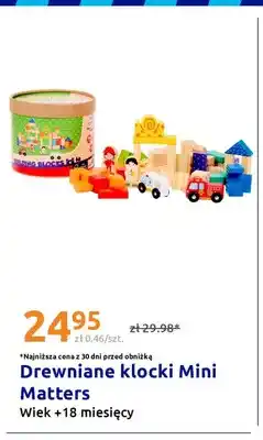 Action Drewniane klocki Mini Matters oferta