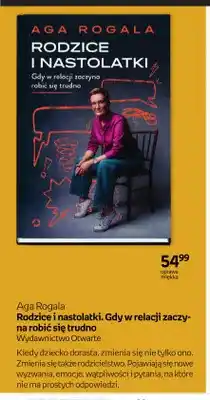 Empik Książka Aga Rogala Rodzice i nastolatki. Gdy w relacji zaczyna robić się trudno oferta