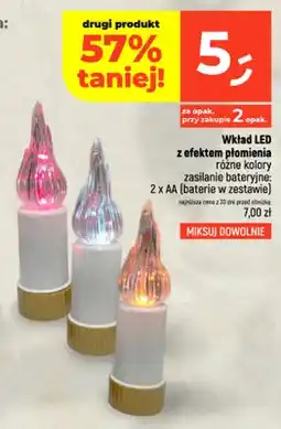 Dealz Wkład LED z efektem płomienia oferta