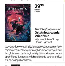 Empik Książka Ostatnie życzenie. Wiedźmin oferta