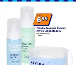 Action Pianka do mycia twarzy Alvira Clean Beauty Aloe Vera Water oferta