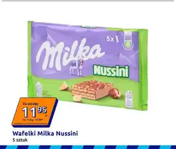 Action Wafelki Milka Nussini 5-pak oferta