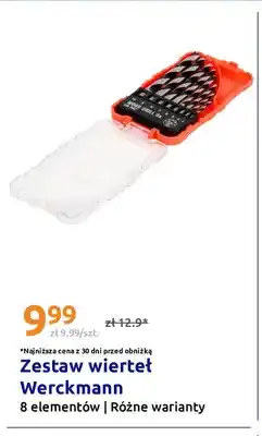 Action Zestaw wierteł Werckmann 8 elementów oferta