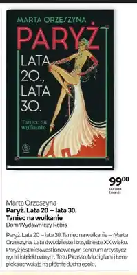 Empik Książka Paryż. Lata 20 – lata 30. Taniec na wulkanie Marta Orzeszyna oferta