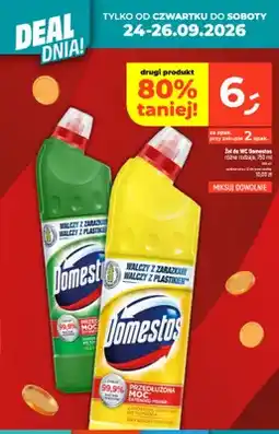 Dealz Żel do WC Domestos oferta