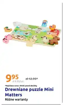 Action Drewniane puzzle Mini Matters oferta