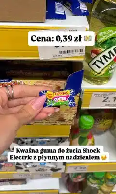 Dino Guma do żucia Chupa Chups Center Shock Electric oferta