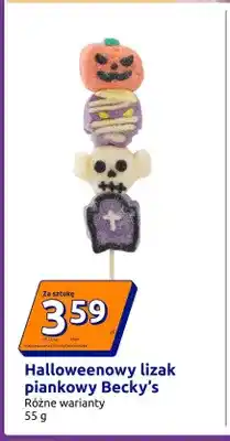 Action Halloweenowy lizak piankowy Becky's oferta